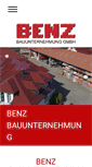 Mobile Screenshot of benz-bau.de